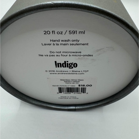 Santa’s Little Helper NEW Wine Glass - Picture 4 of 5